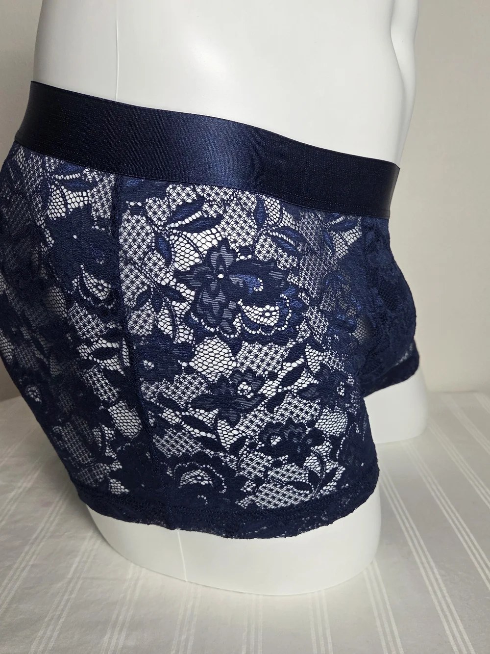 Cosabella Navy Lace Boxer Briefs for Men